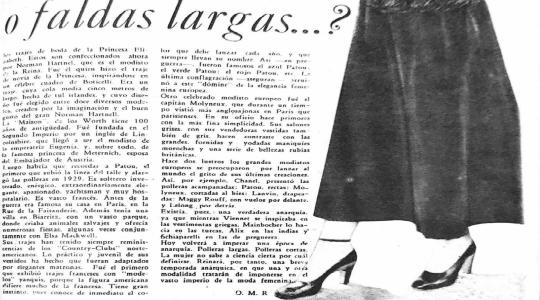 Artículo sobre la falda